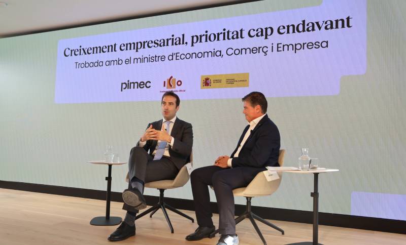 El ministro Carlos Cuerpo presenta en Pimec la nueva herramienta de financiación directa para pymes: ICO Crecimiento